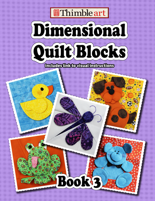 Our First KDP Book Is Here! Introducing Dimension Quilt Blocks: Book 3