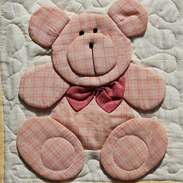 Bear Hugs – Dimensional Paper Piecing Quilt Block Pattern