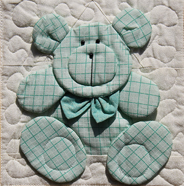 Bear Hugs – Dimensional Paper Piecing Quilt Block Pattern