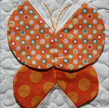 Butterfly Kisses – Dimensional Paper Piecing Quilt Block Pattern