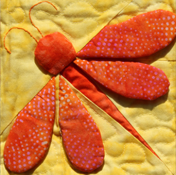 Dragonfly Dream – Dimensional Paper Piecing Quilt Block Pattern