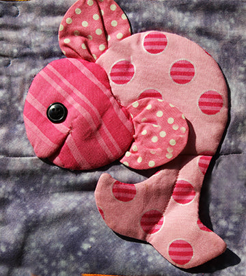Swish Fish – Dimensional Paper Piecing Quilt Block Pattern