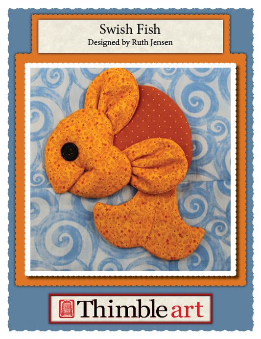Swish Fish – Dimensional Paper Piecing Quilt Block Pattern
