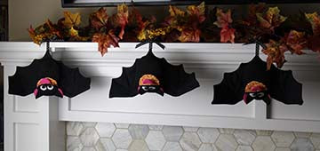 Batty - Hanging Bat Decoration Pattern