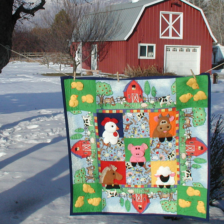 Farm Fun – Dimensional Quilt Pattern with Adorable 3D Farm Animals