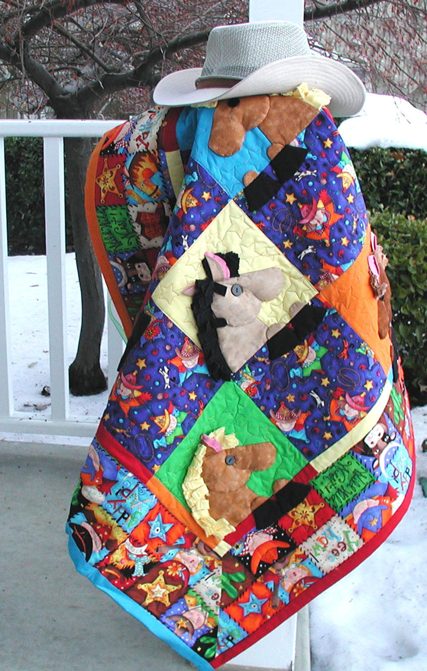 It’s a Jungle (or a Horse Barn!) – Dimensional Quilt Pattern