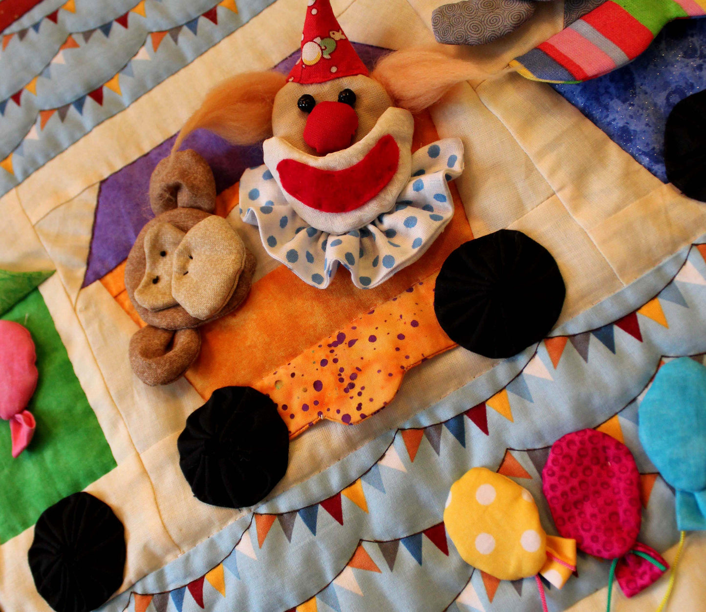 Circus Train – Quilt Pattern with Dimensional Paper Piecing