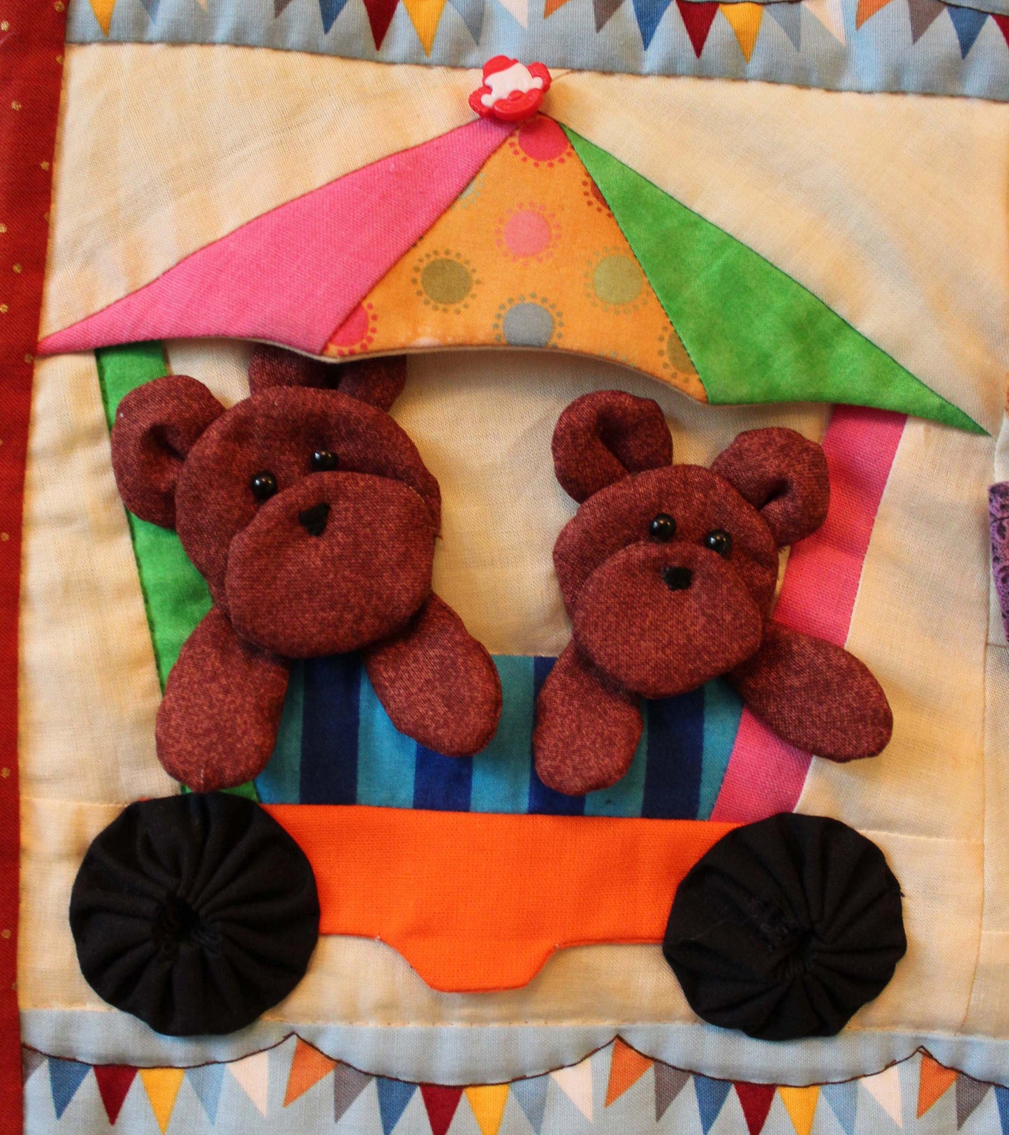 Circus Train – Quilt Pattern with Dimensional Paper Piecing