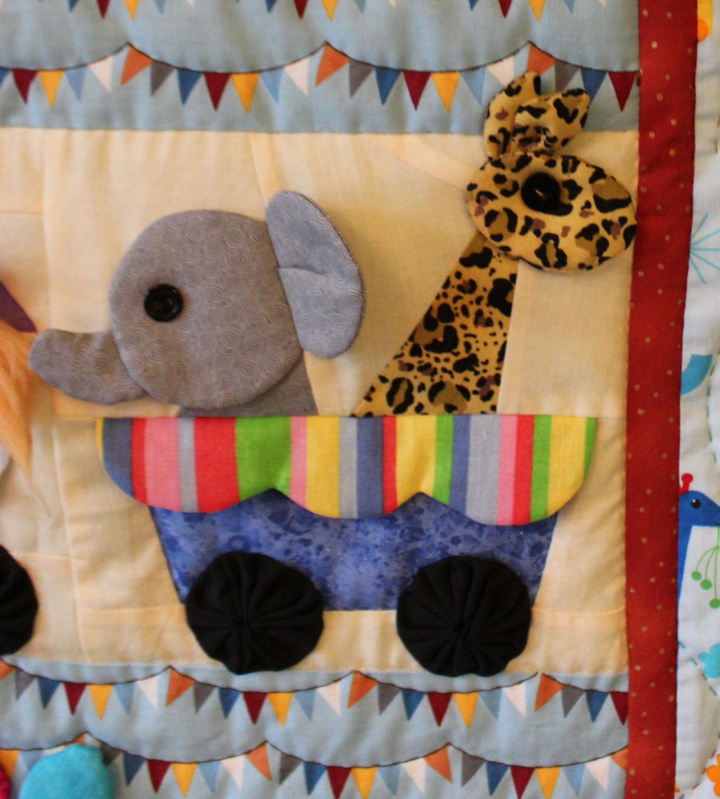 Circus Train – Quilt Pattern with Dimensional Paper Piecing