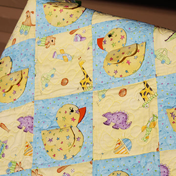 Duck Waddles – Dimensional Paper Piecing Quilt Block Pattern