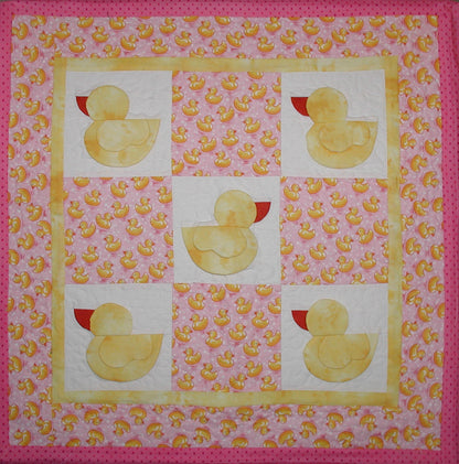 Duck Waddles – Dimensional Paper Piecing Quilt Block Pattern
