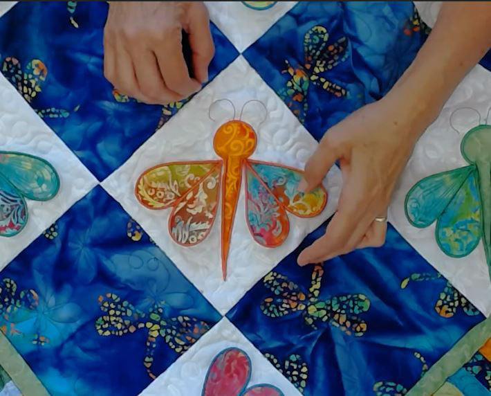 Dragonfly (Machine Embroidery)
