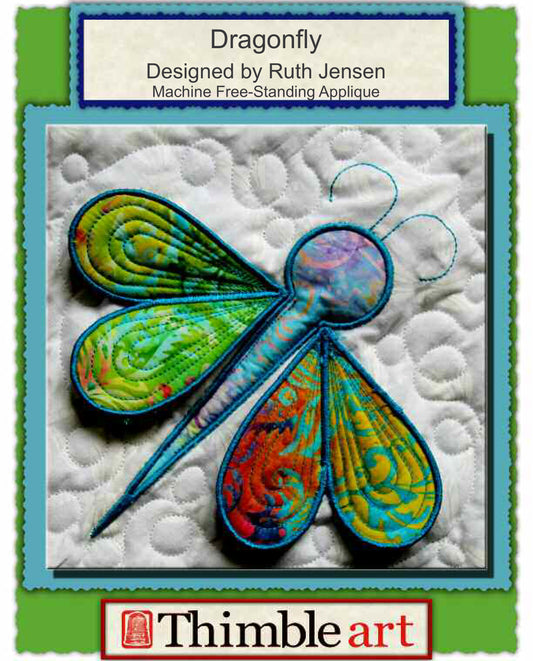 Dragonfly (Machine Embroidery)