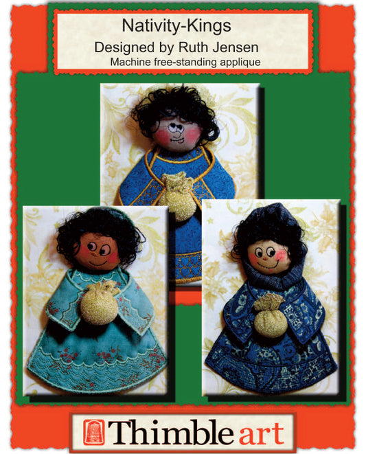 Nativity/Three Kings (Machine Embroidery)